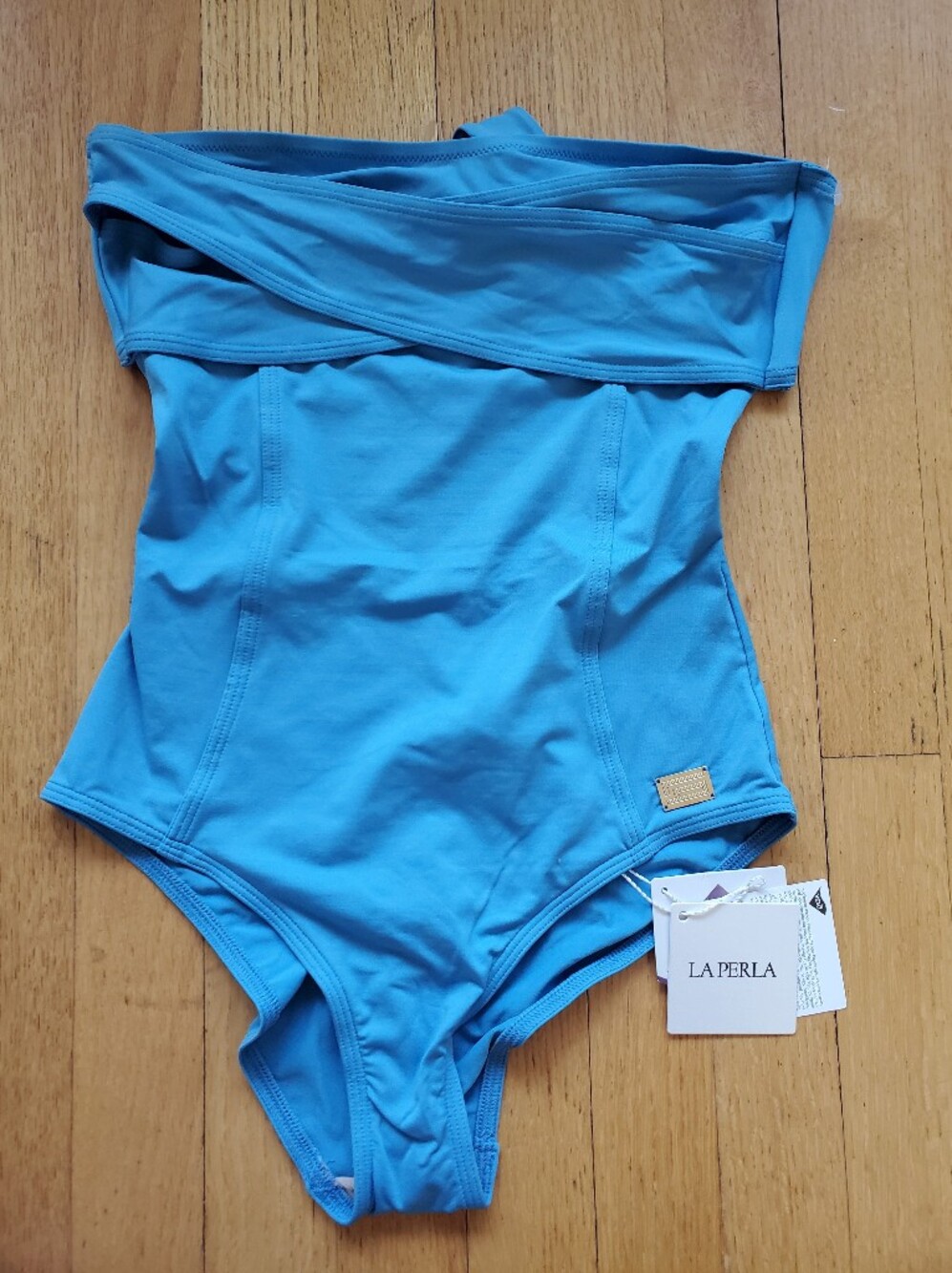 (nwt) La Perla Powder Blue One-Piece Swimsuit